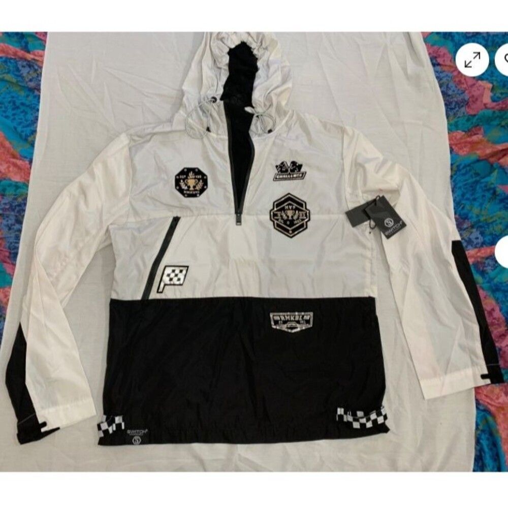 NWT SWITCH MENS  HOODED ATHLETIC JACKET SIZE 2XL